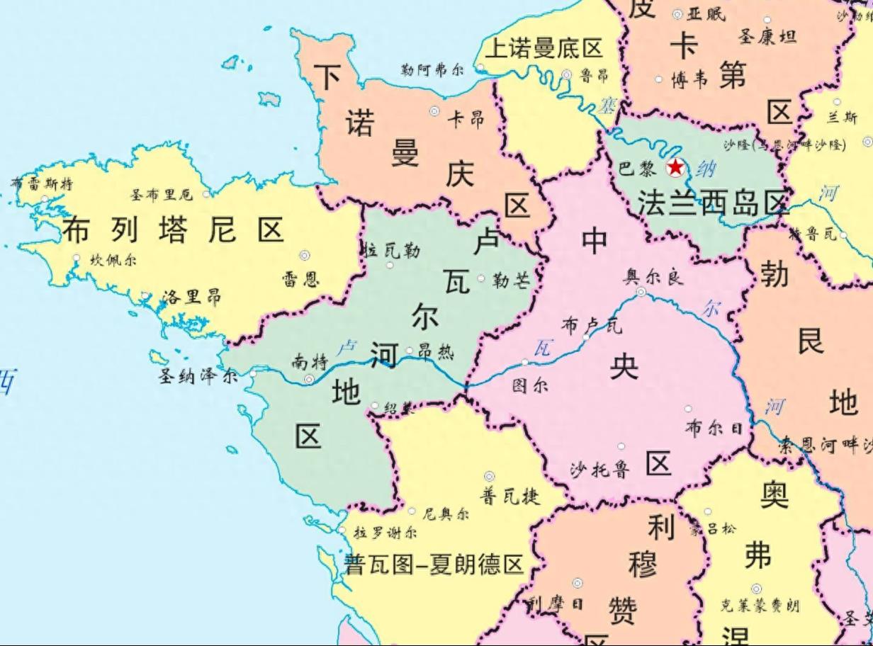 法国系列地图