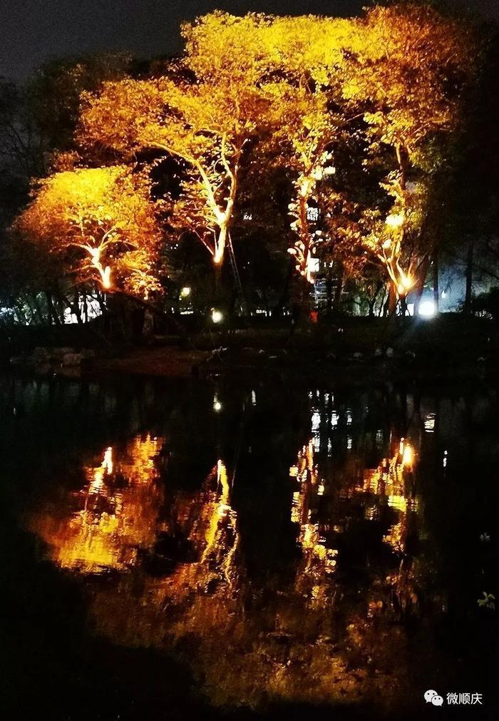 南充：夜游北湖，比想象中的还美……
