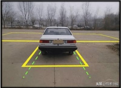 ​科目二倒车入库找点详细图解和操作技巧？找准时机才能一把过！