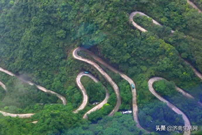 张家界天门山盘山公路，你怕不怕