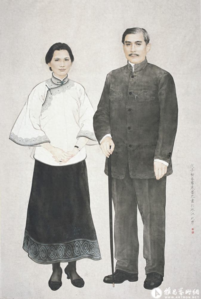 70后美女工笔人物画家罗寒蕾作品：在温情中绘制纯洁的梦
