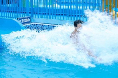 ​水上乐园最刺激的项目非大喇叭莫属，深圳的大喇叭想挑战一下吗