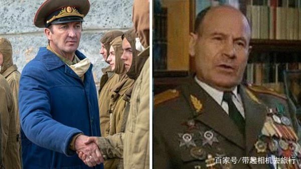 切尔诺贝利事谢比纳原型 演员和历史真实人物原型照片对比
