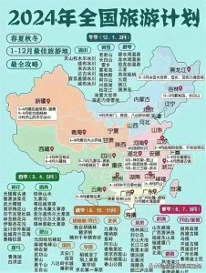 全国旅游计划表,很全面,有用就收藏!