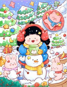 ​圣诞节主题绘画素材来喽！带着宝贝操练话起来！