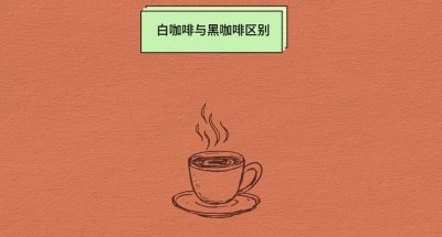 ​白咖啡与黑咖啡的区别 白咖啡对女士的好处