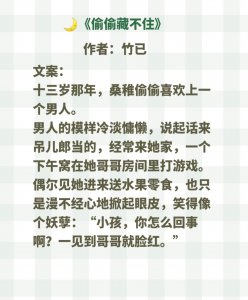 ​小说安利推荐 小甜文六本~