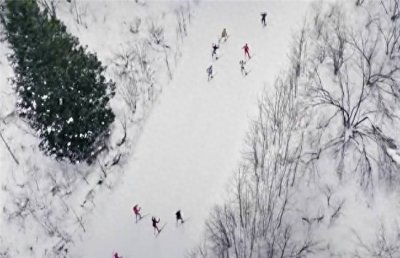​黑龙江之旅：空中俯瞰亚布力滑雪场，速度与激情、欢乐与阳光