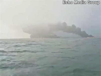 ​爆炸声声起，美军万吨油轮相撞爆炸后，美媒竞发现：中国制造的