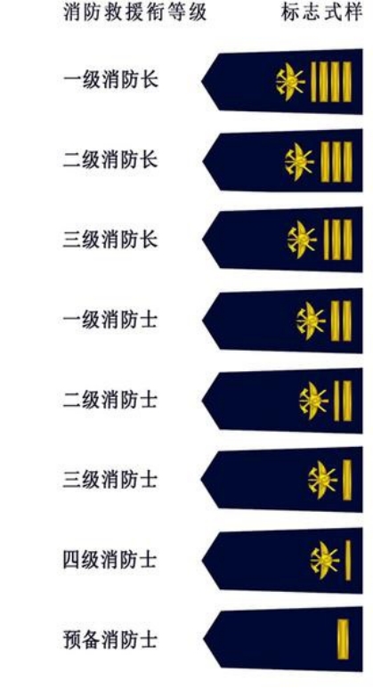中国消防救援新肩章来了!