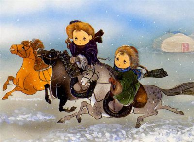 ​超可爱的蒙古族卡通娃娃图片 快收藏吧！