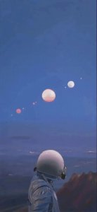 ​壁纸｜星空鲸落唯美